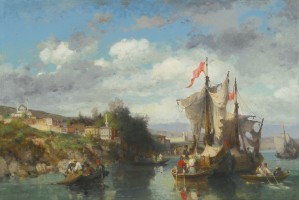 Boats and landscape
